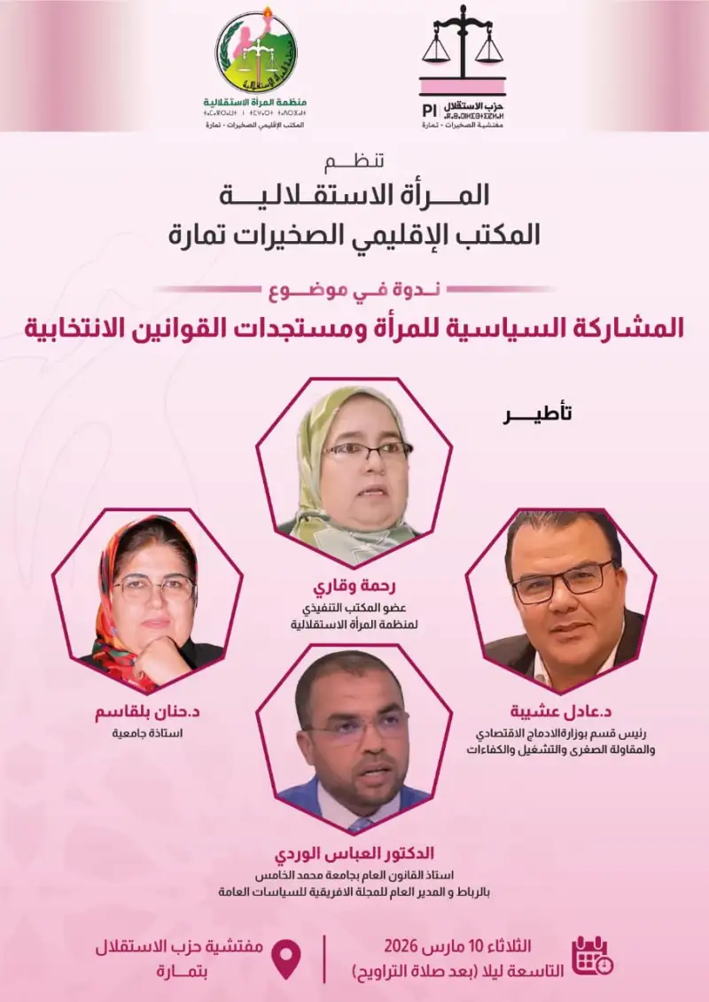 المشاركة السياسية للمرأة ومستجدات القوانين الانتخابية: قراءة في المكتسبات والرهانات